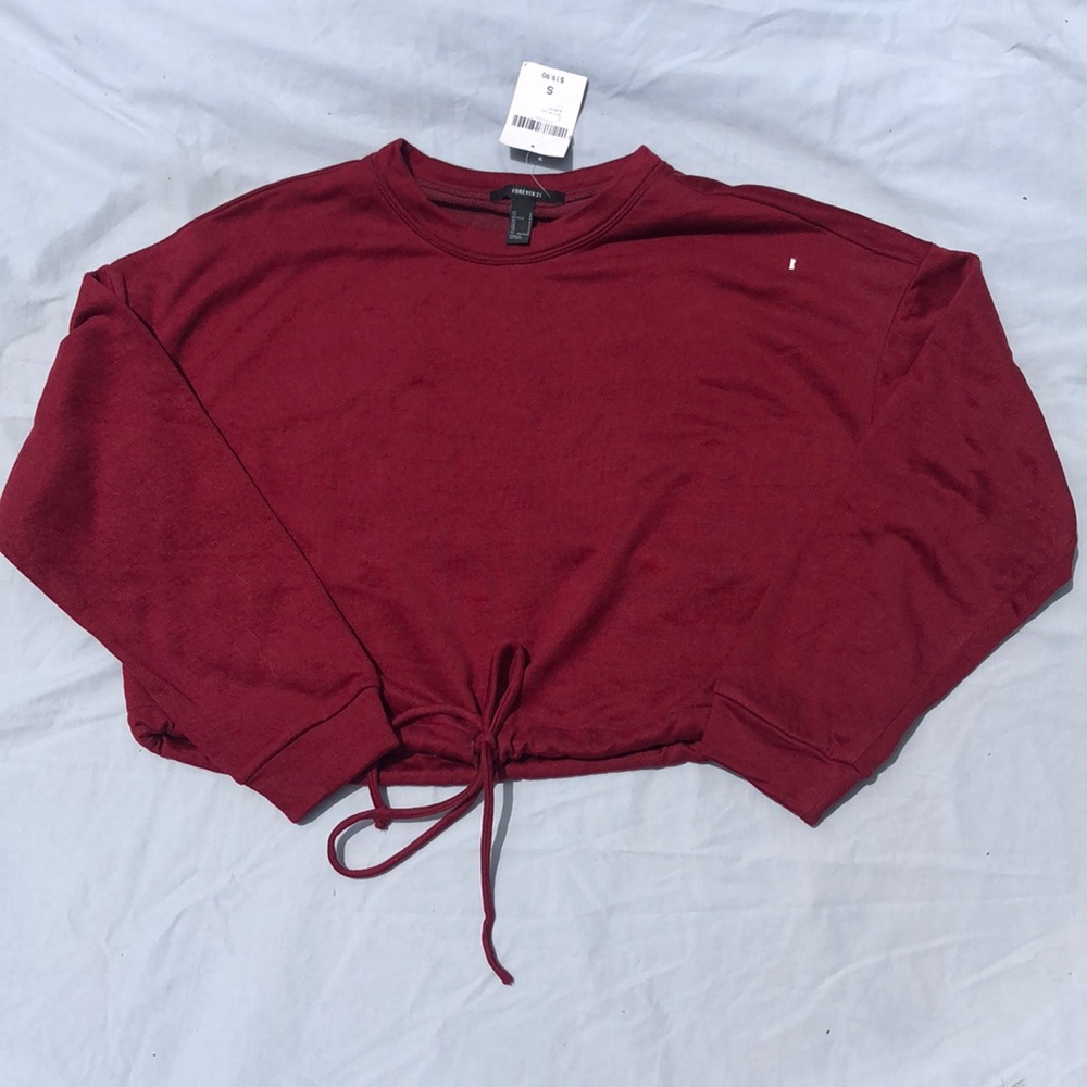 *NWT* Forever 21 crop sweatshirt